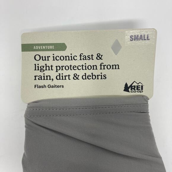REI Co-op Unisex Flash Gaiters Timber Gray Size Small - Picture 10 of 14